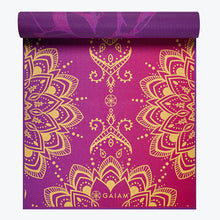 Load image into Gallery viewer, Reversible Royal Bouquet Yoga Mat (6mm)