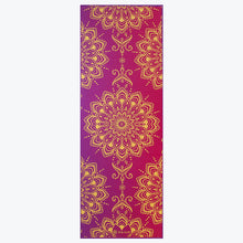 Load image into Gallery viewer, Reversible Royal Bouquet Yoga Mat (6mm)