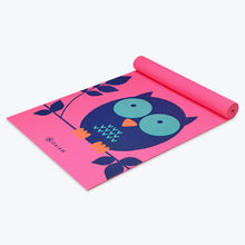 Load image into Gallery viewer, Kids Owl Yoga Mat (4mm)