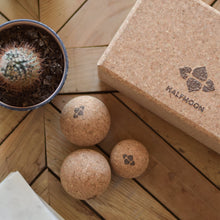 Load image into Gallery viewer, Halfmoon Cork Massage Ball Trio