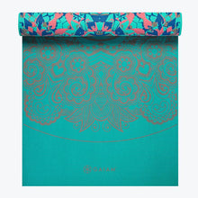 Load image into Gallery viewer, Reversible Kaleidoscope Yoga Mat (6mm)